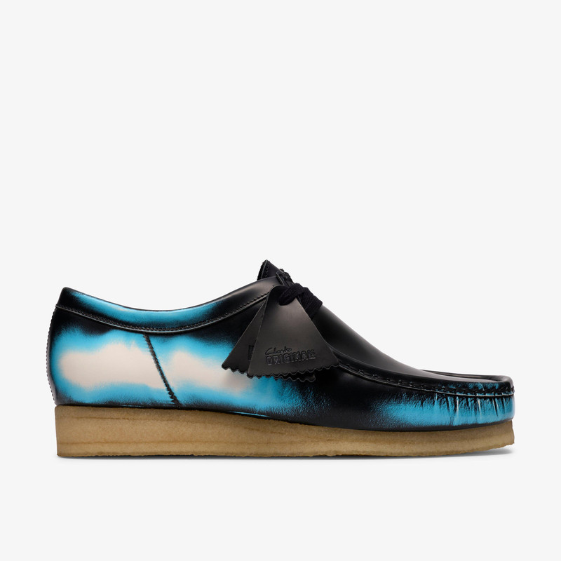 Wallabee Black Brush Off 1