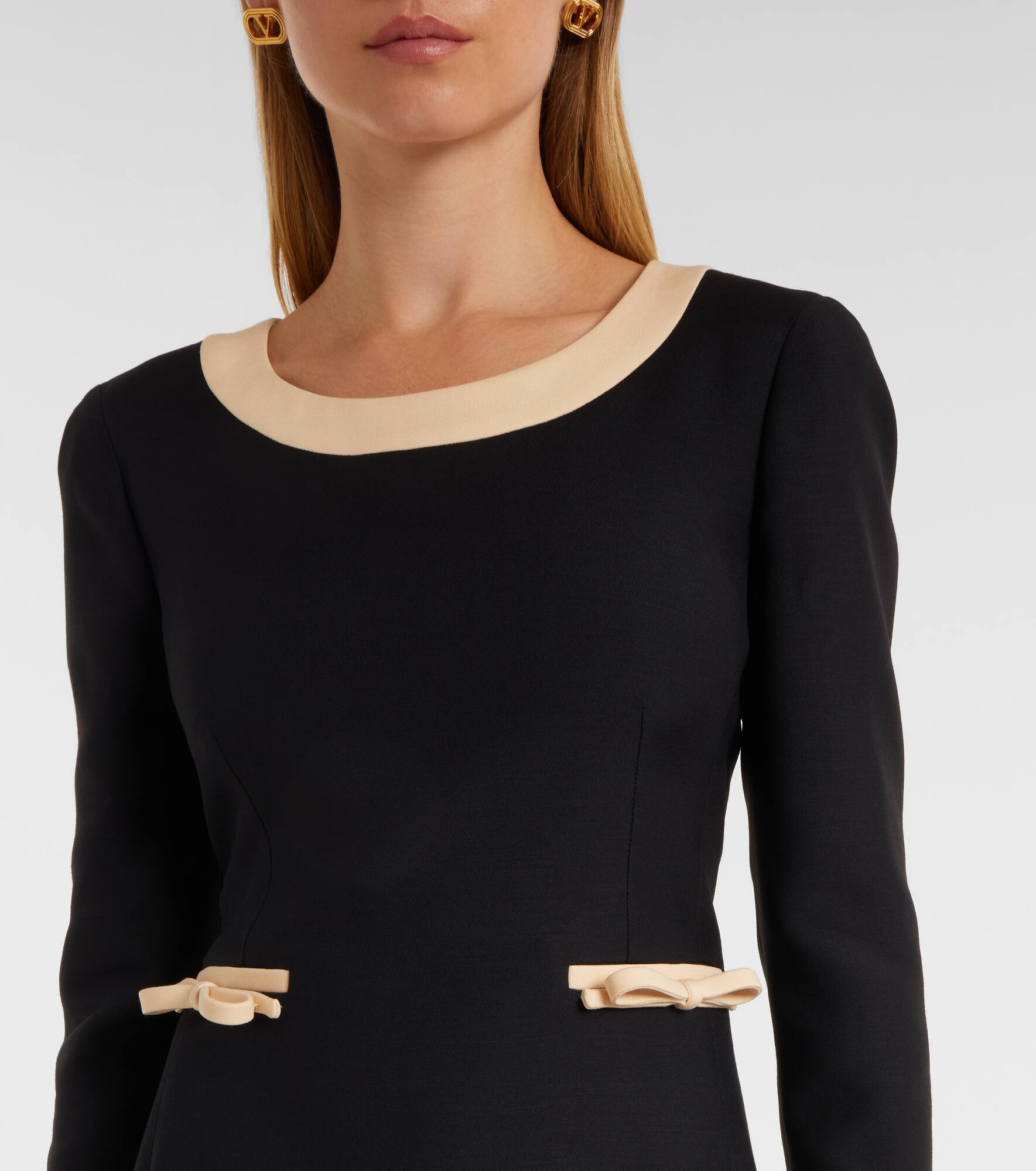 Crepe Couture midi dress - 4