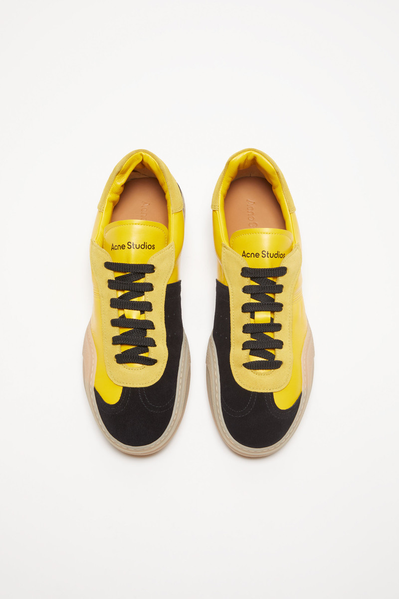 Lace-up sneakers - Yellow/black 3
