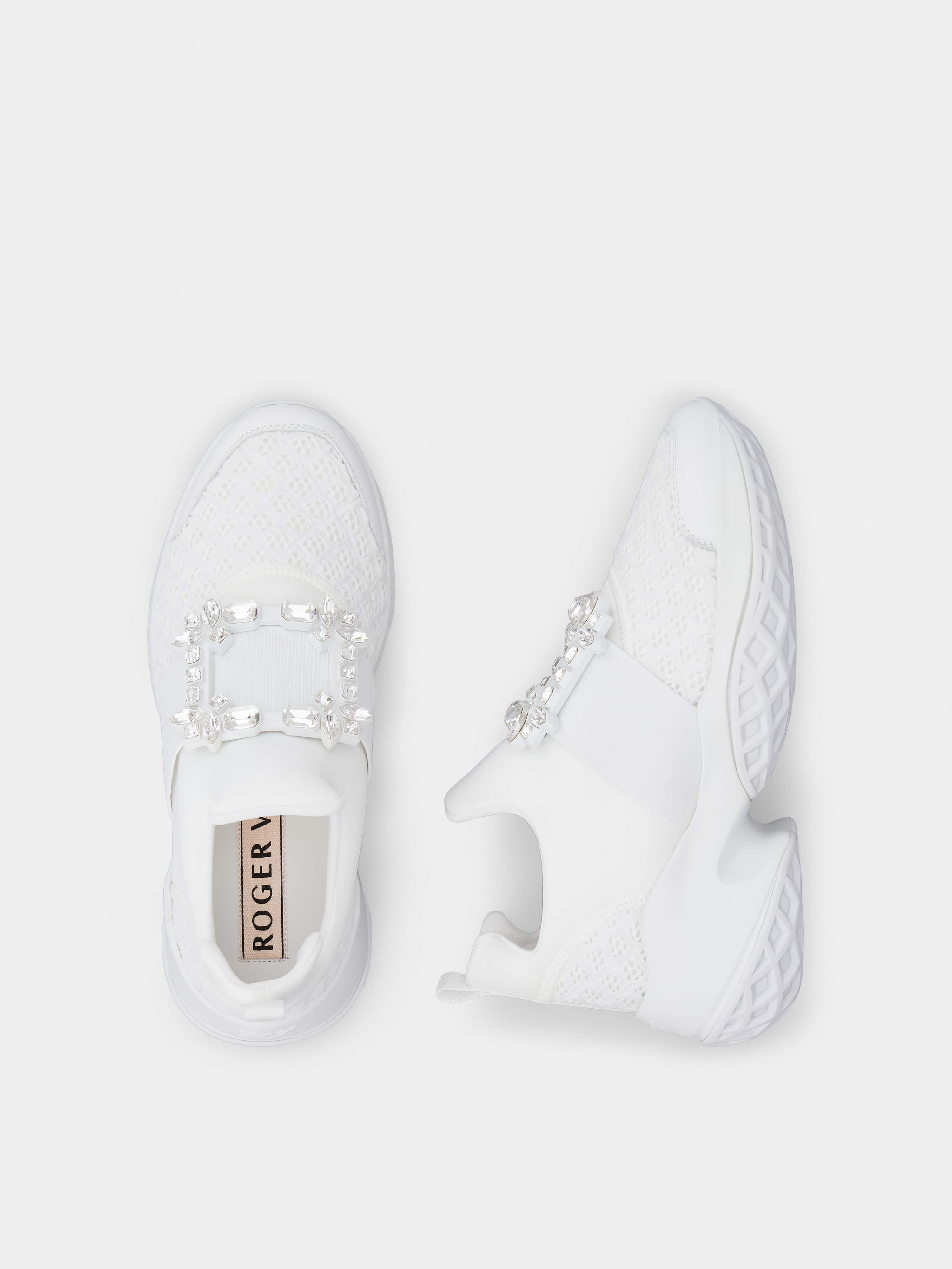 Viv' Run Strass Buckle Sneakers in Technical Fabrics - 4
