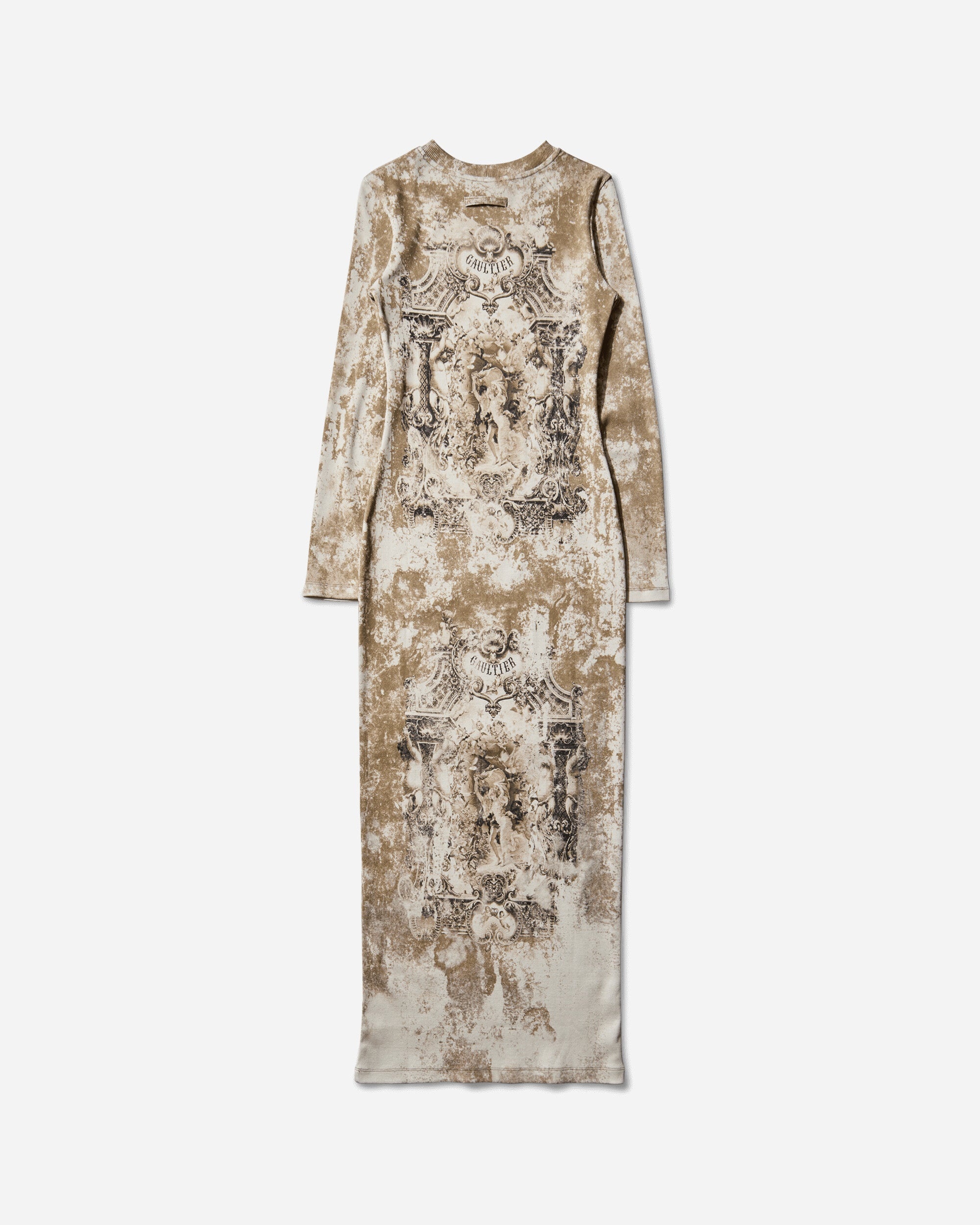 Women's Médaillon Long Dress Light Beige - 2