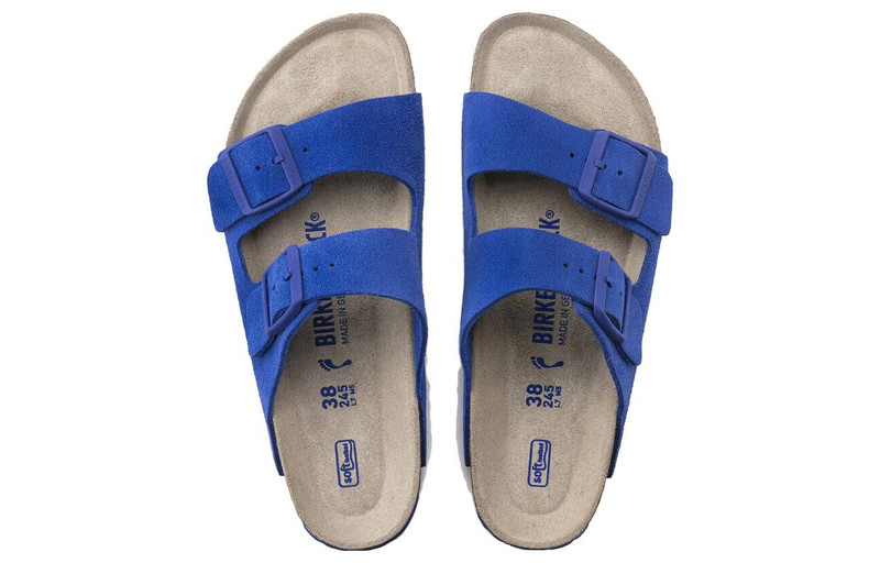 Birkenstock Arizona SFB VL Suede Sandals 'Ultra Blue' 1022298 4