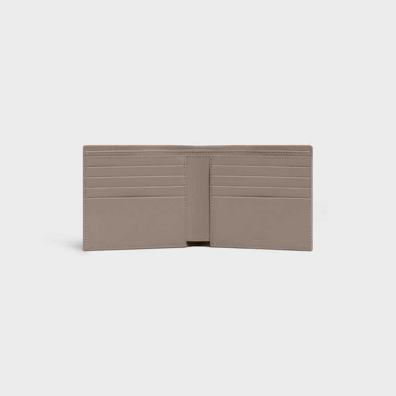 CELINE Bi-fold card holder IN GRAINED CALFSKIN outlook