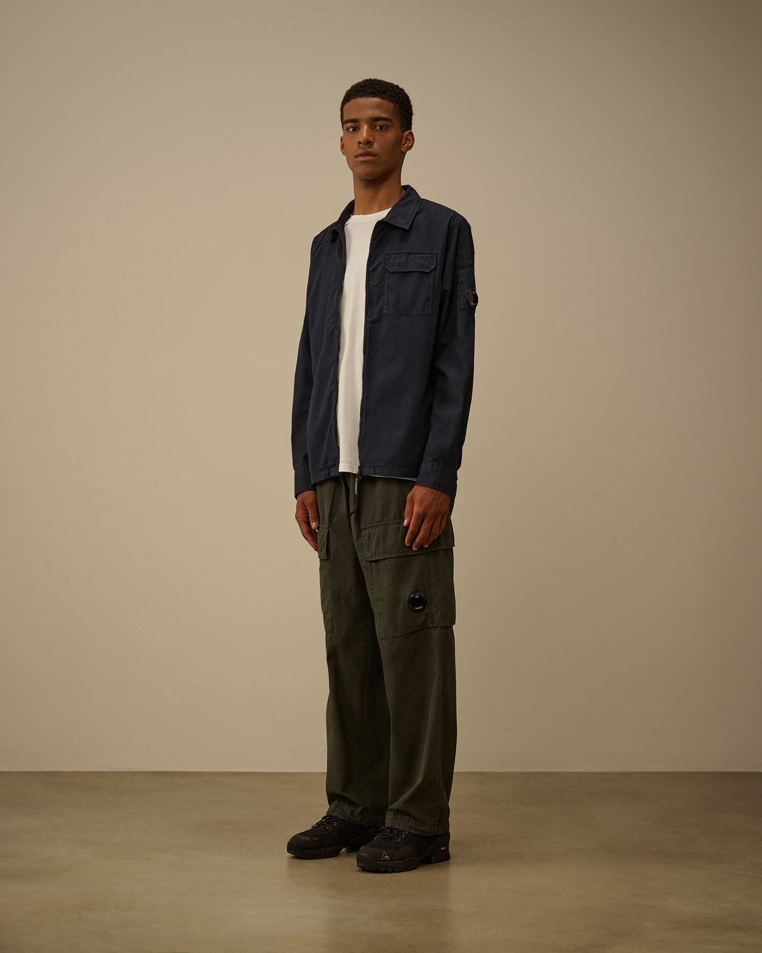 Organic Gabardine Zipped Overshirt - 2