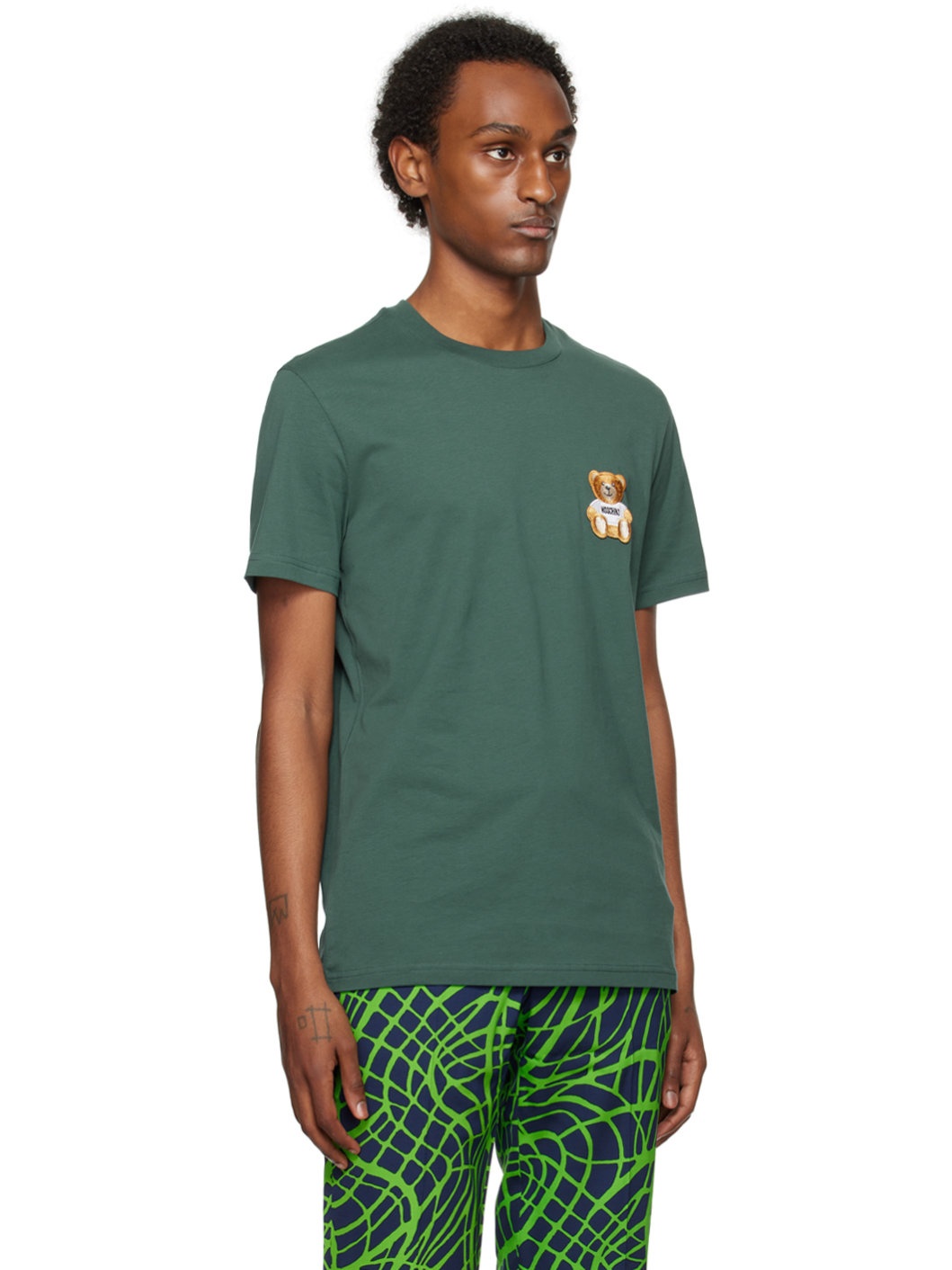 Green Teddy Patch T-Shirt - 2