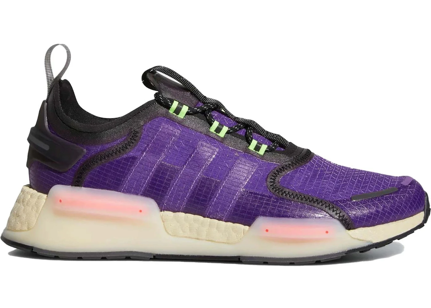 adidas NMD V3 Active Purple Signal Green - 1