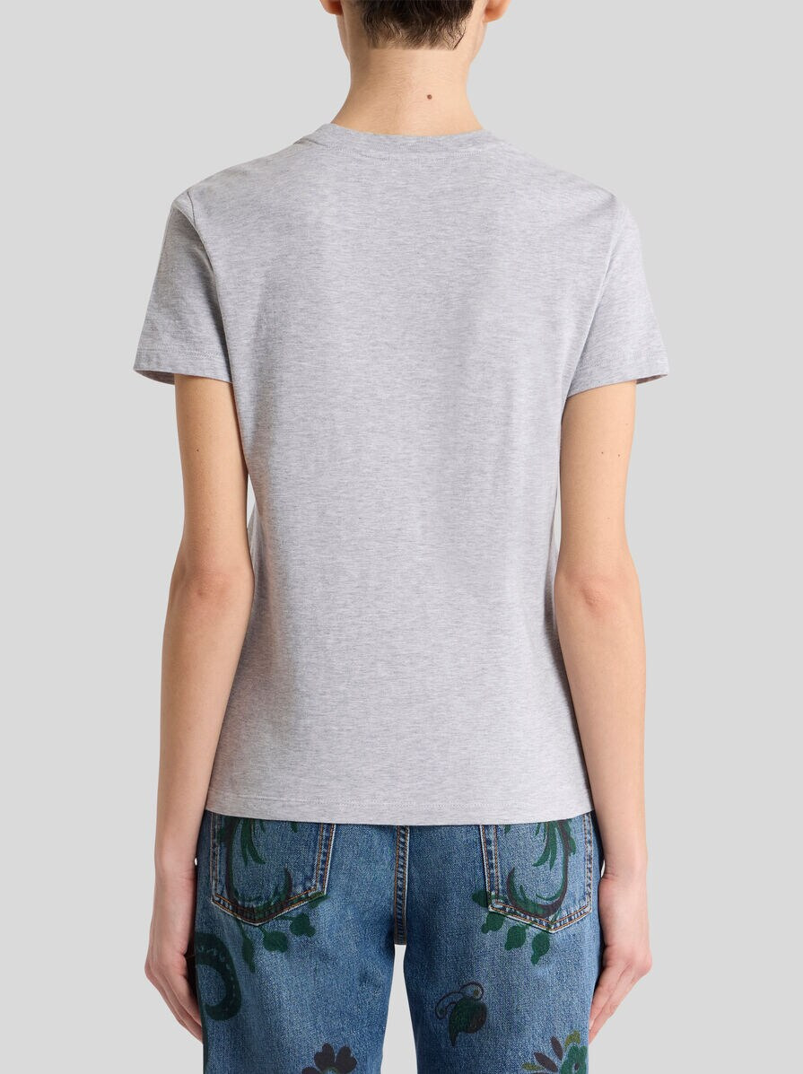 COTTON T-SHIRT WITH PRINT AND LOGO - 4
