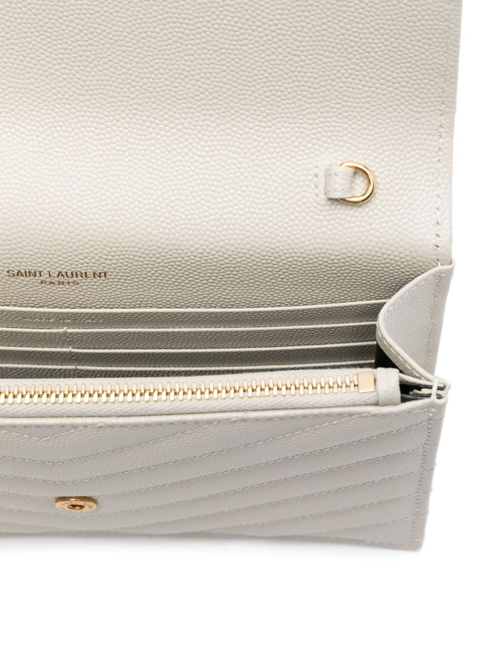 small Cassandre leather clutch bag - 5