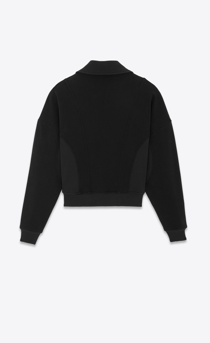 SAINT LAURENT saint laurent embroidered sweatshirt outlook