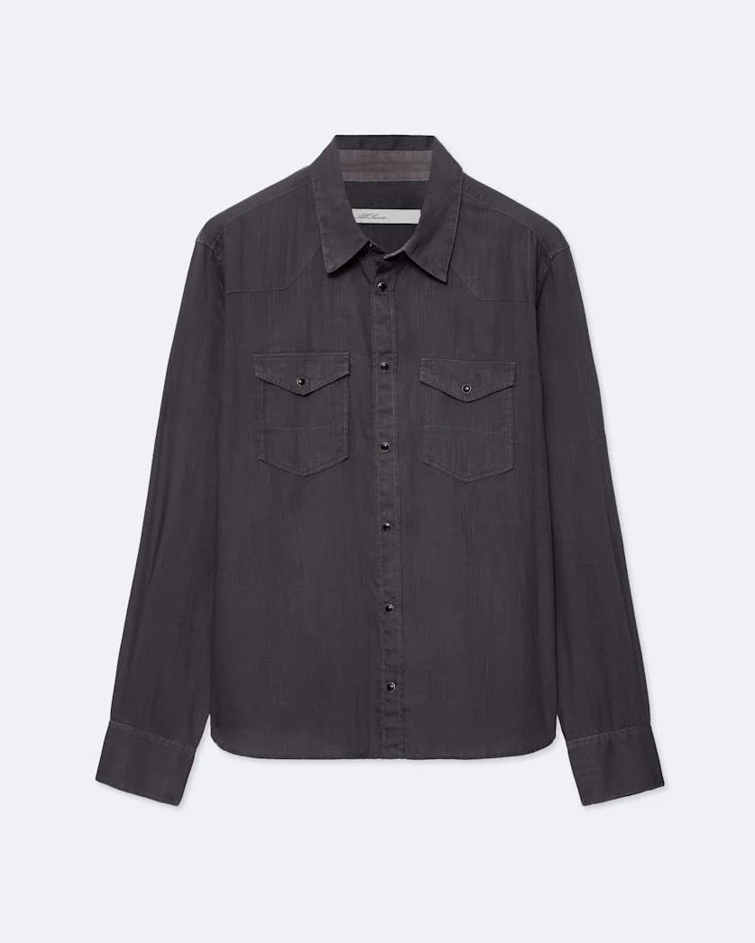 HANWAY REGULAR-FIT TENCEL SHIRT - 1