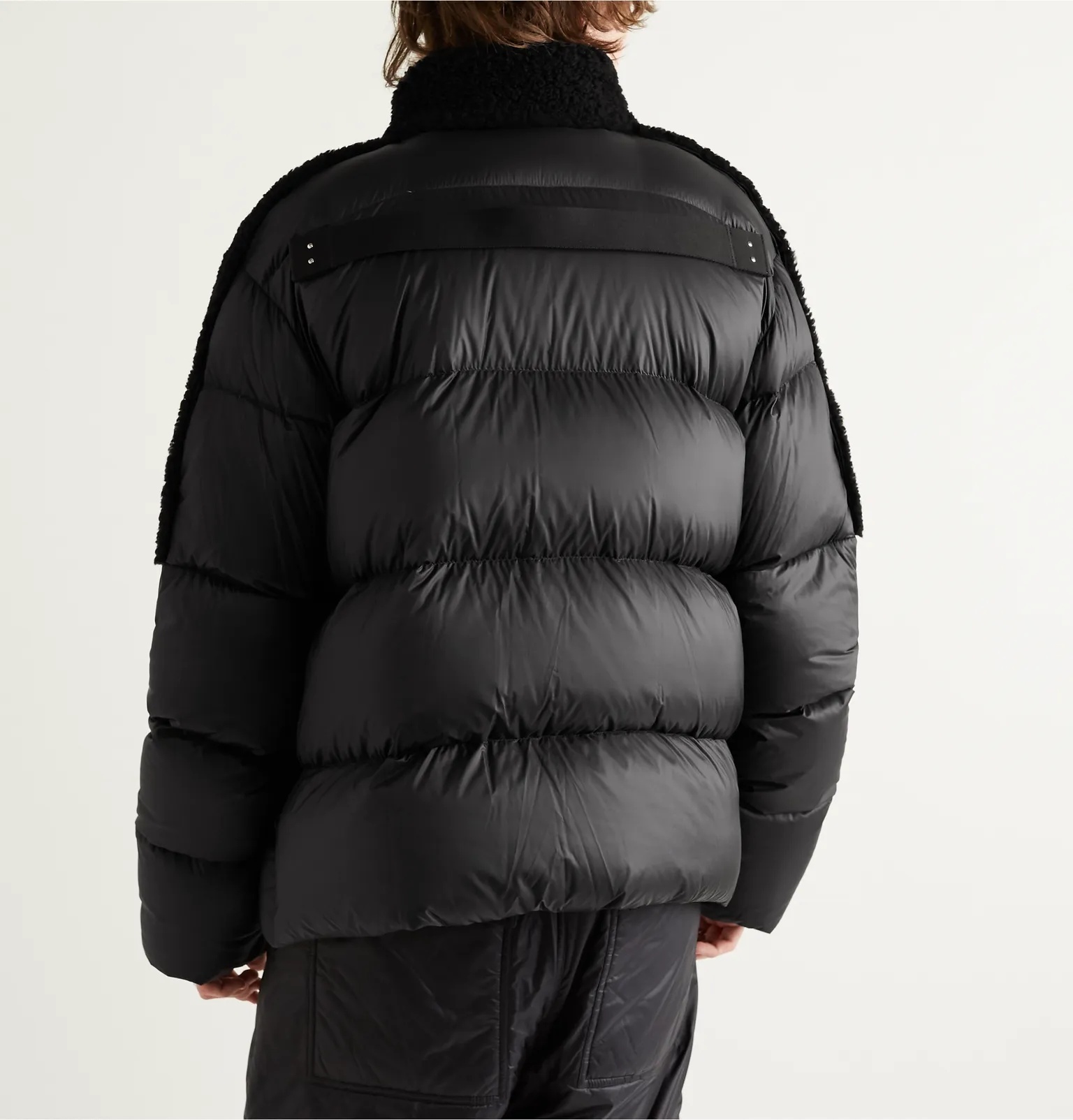 + Moncler Coyote Logo-Appliquéd Quilted Shell and Shearling Down Jacket - 9