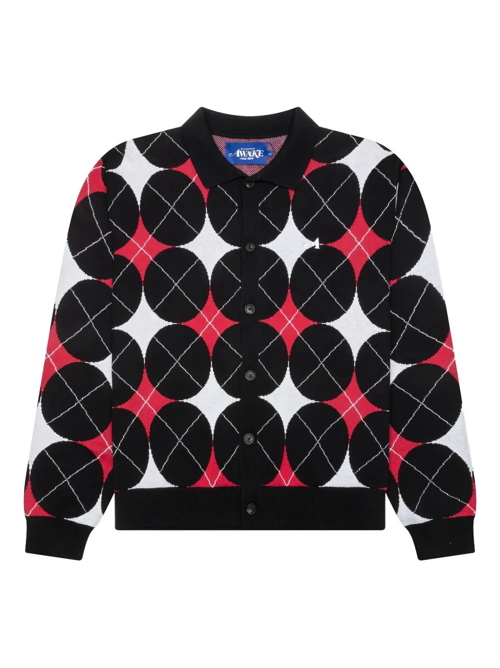 patterned cardigan - 1