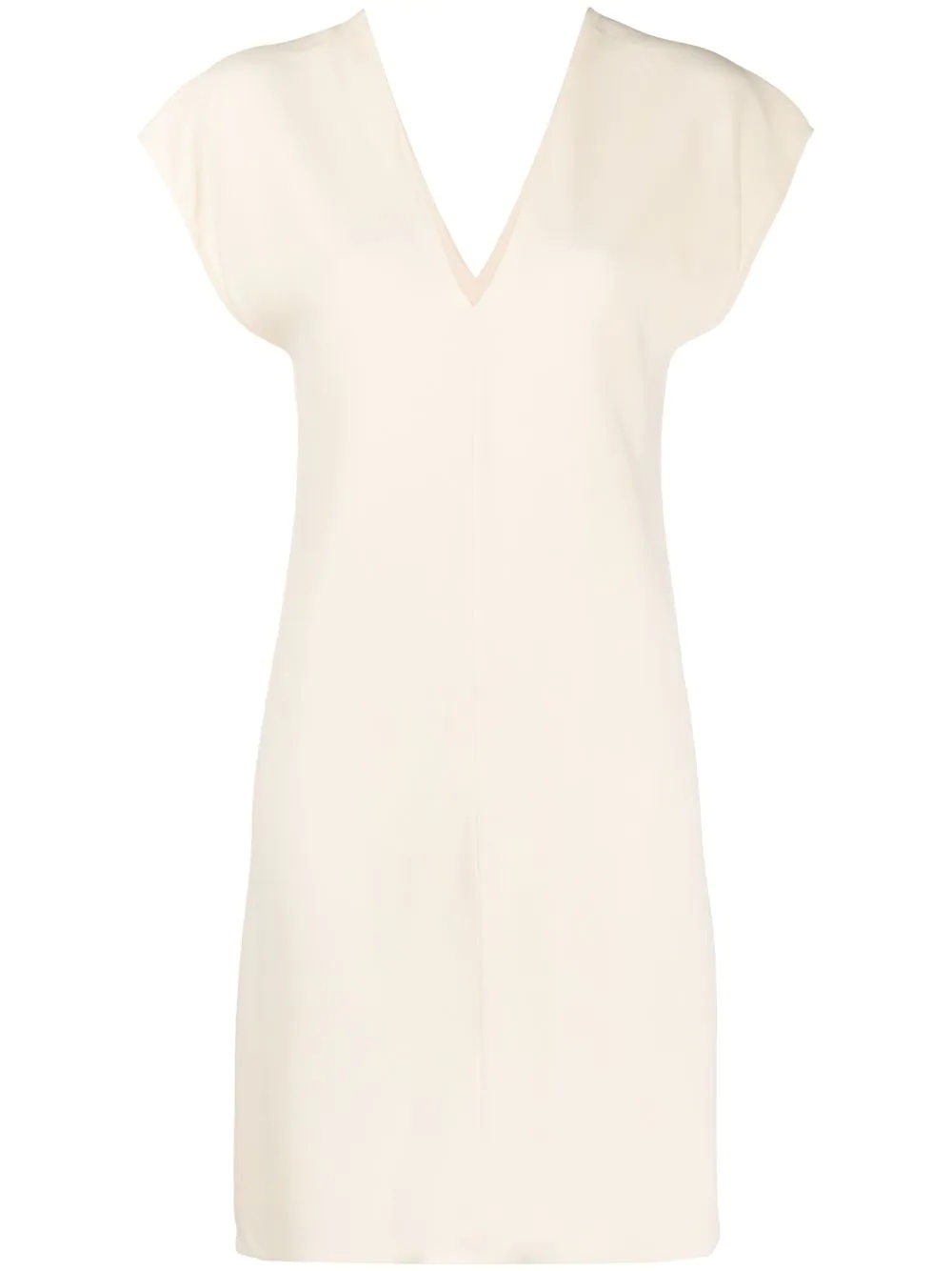 V-neck shift dress - 1