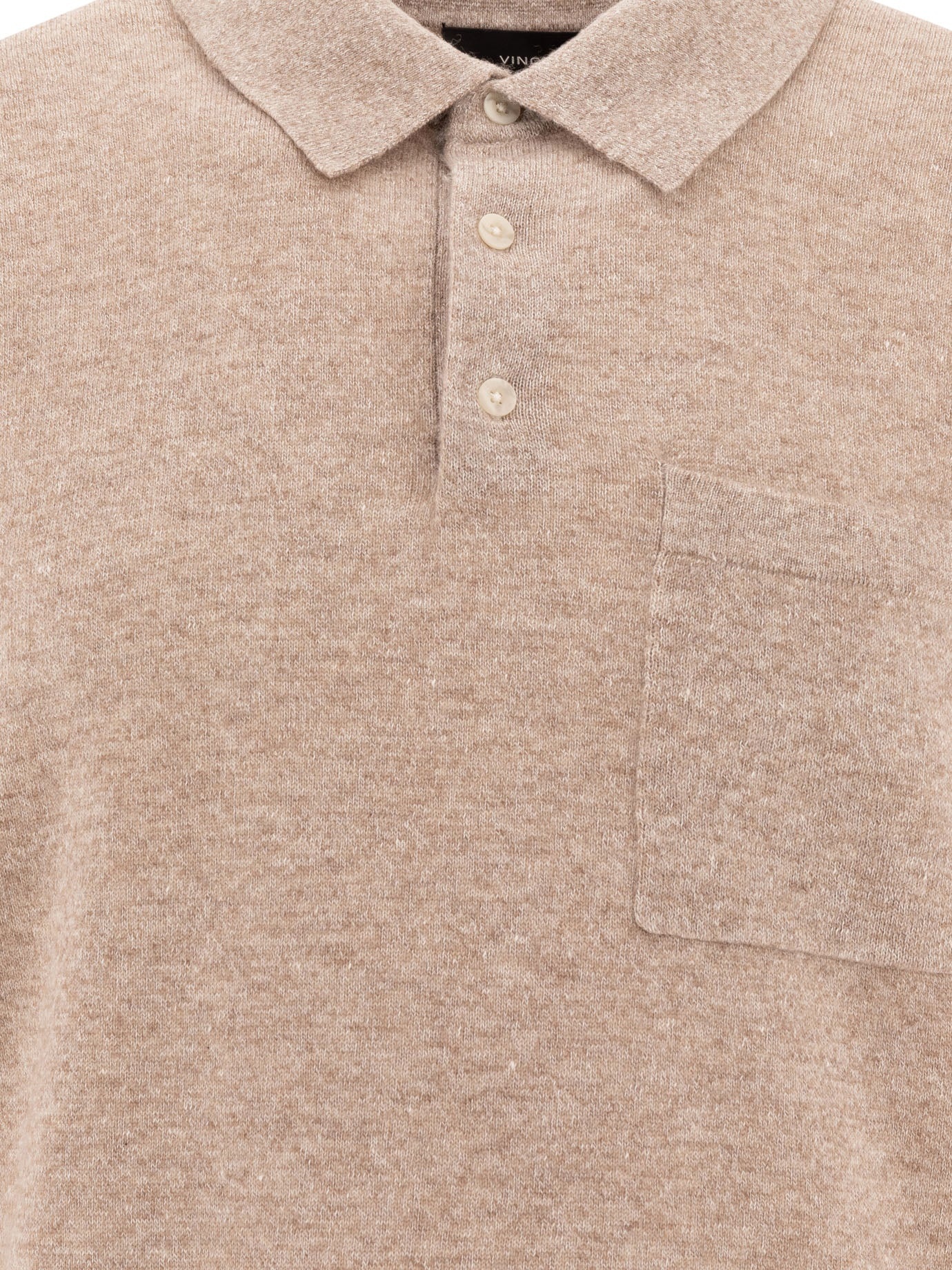 VINCe. - Vince. Linen, Wool And Chashmere Polo Shirt - 3