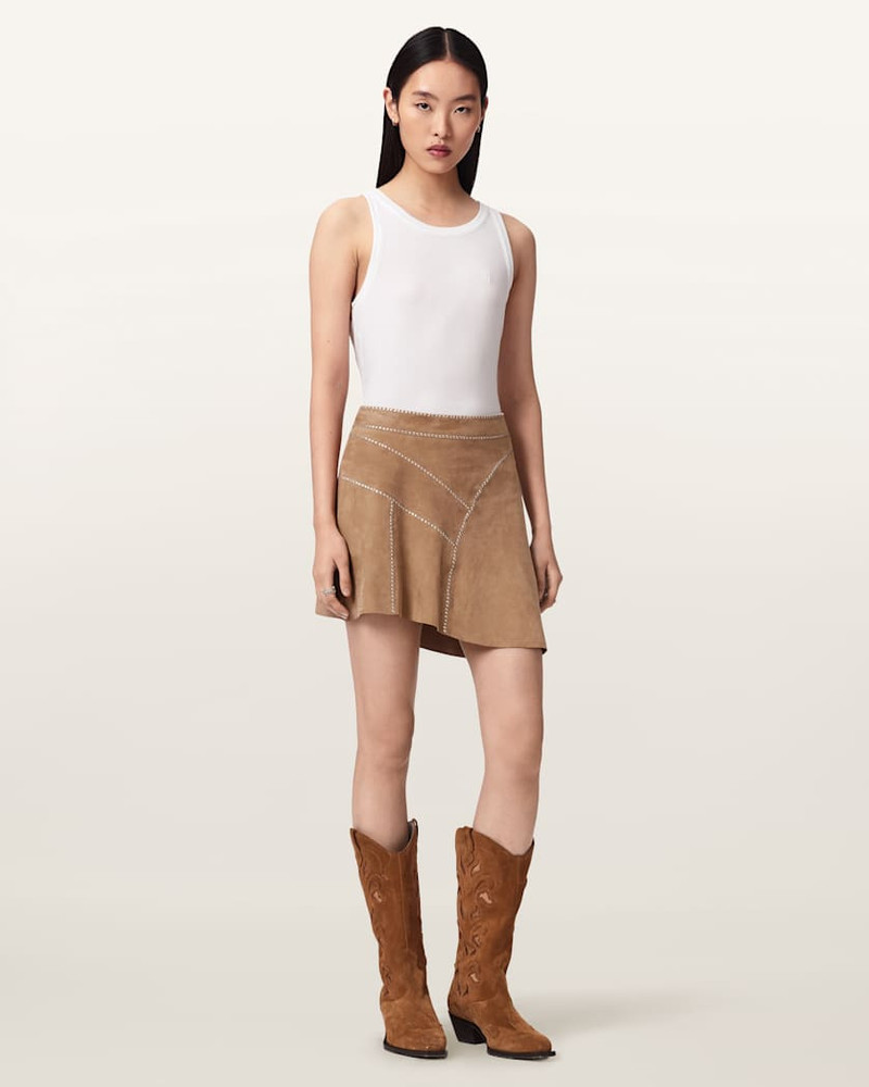 CLARA WHIP SUEDE MINI SKIRT 4