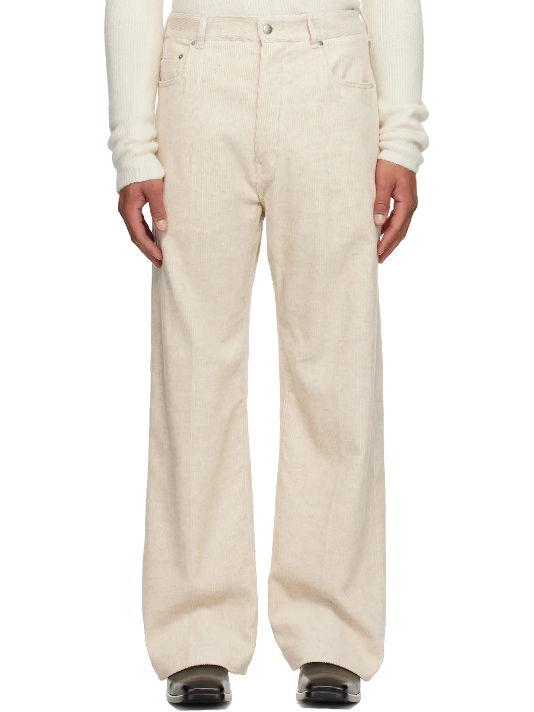 Off-White Concordians Bolan Bootcut Trousers - 1