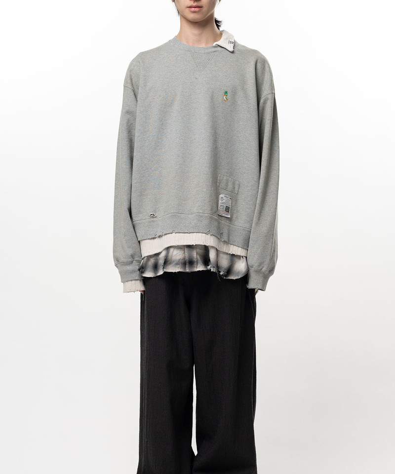 Maison MIHARAYASUHIRO Triple Layered Sweatshirt outlook