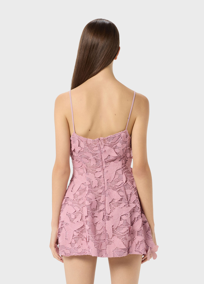 SHORT DRESS IN MACRAMÉ LACE 3