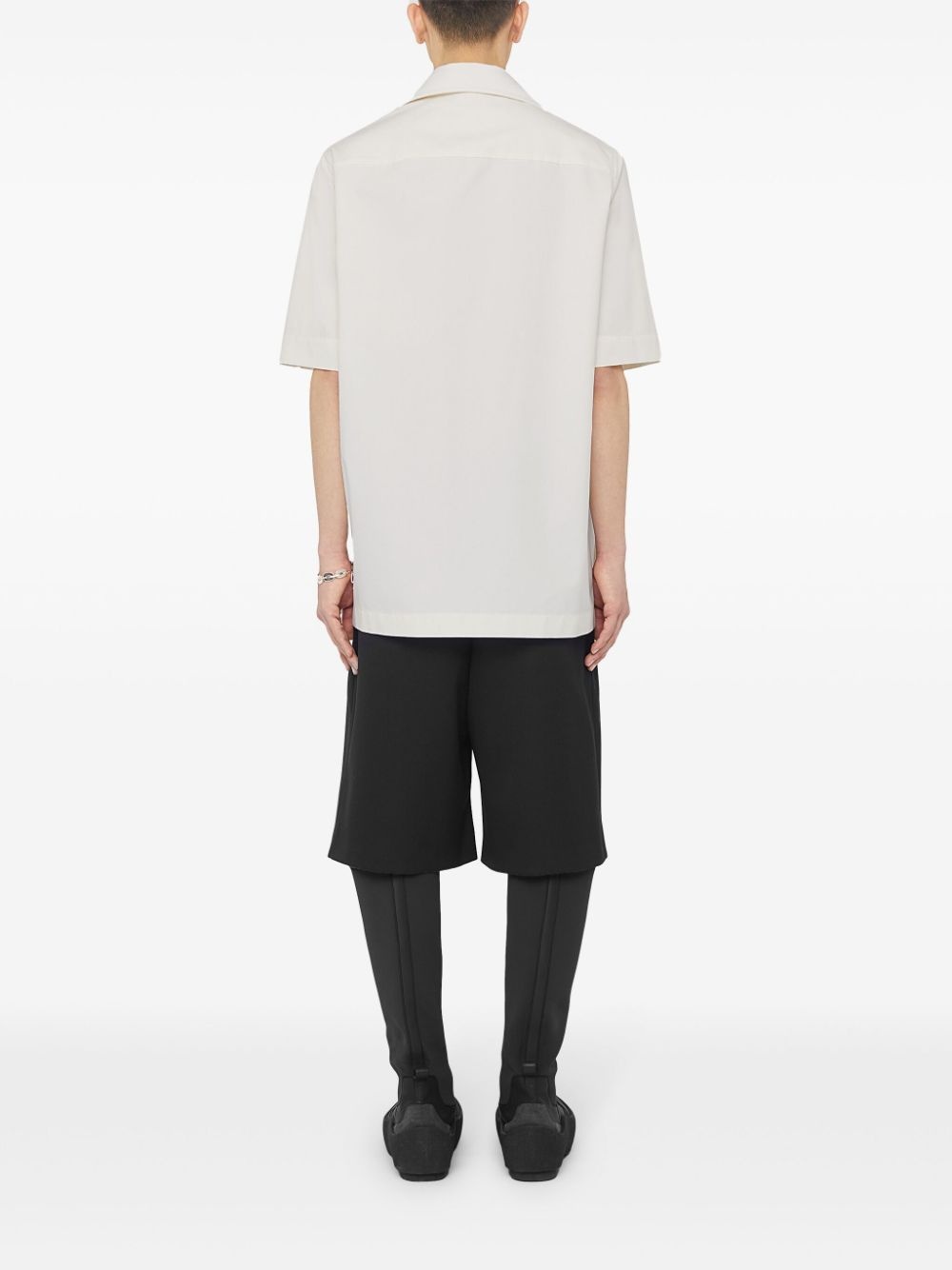 layered button-up shirt - 3