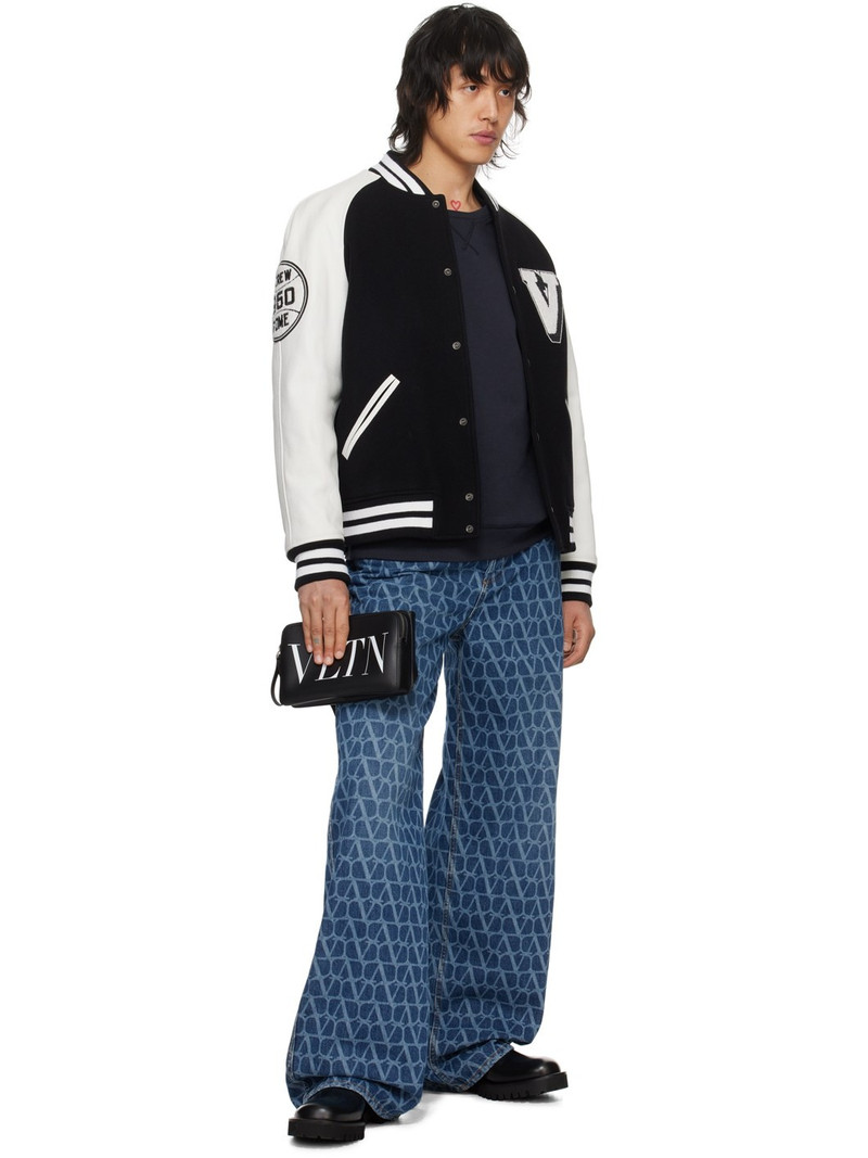 Valentino Black Beatle Chelsea Boots outlook