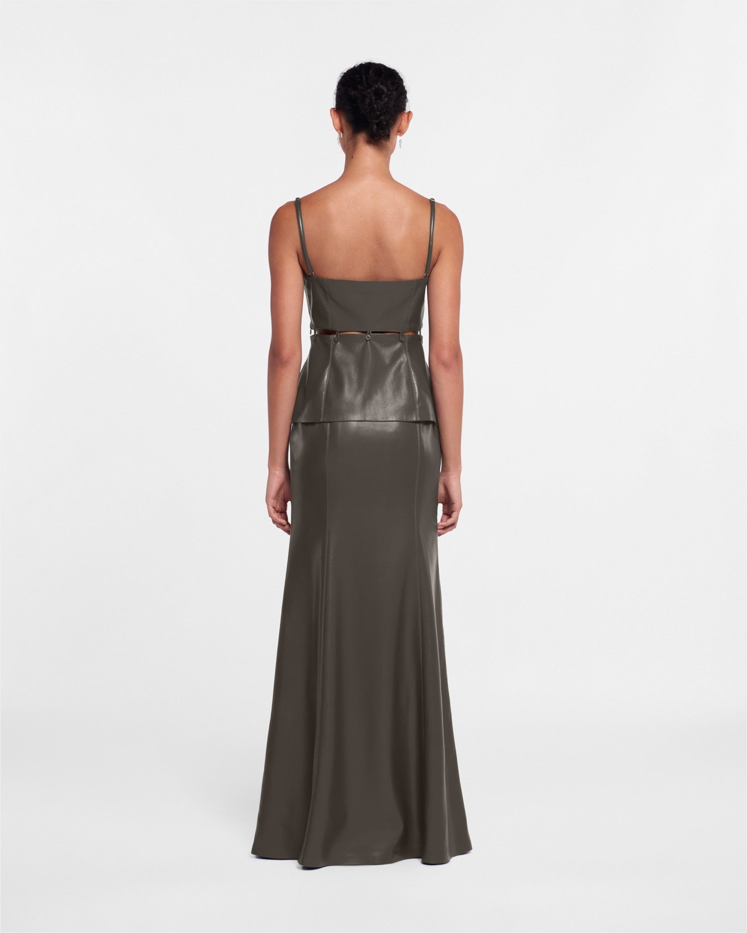 Okobor™ Alt-Leather Maxi Skirt - 4