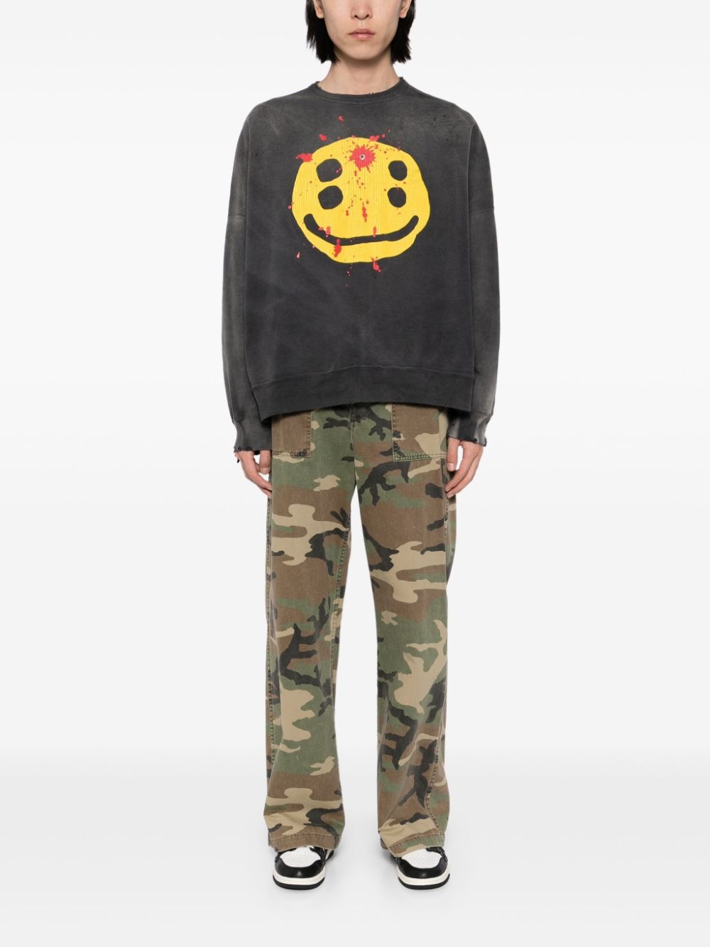 X CACTUS PLANT FLEA MARKET CREW-NECK SWEATSHIRT - 2