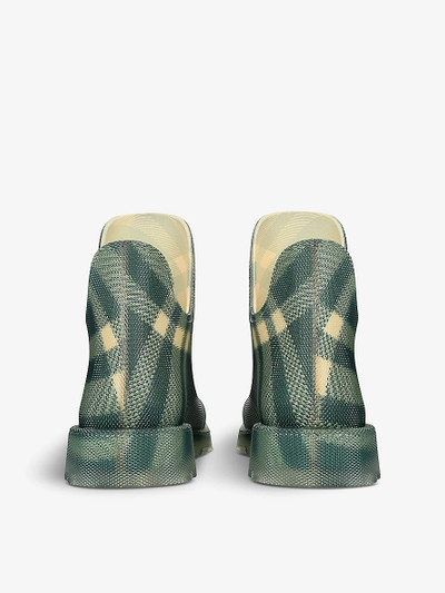 Burberry Marsh checked rubber ankle boots outlook