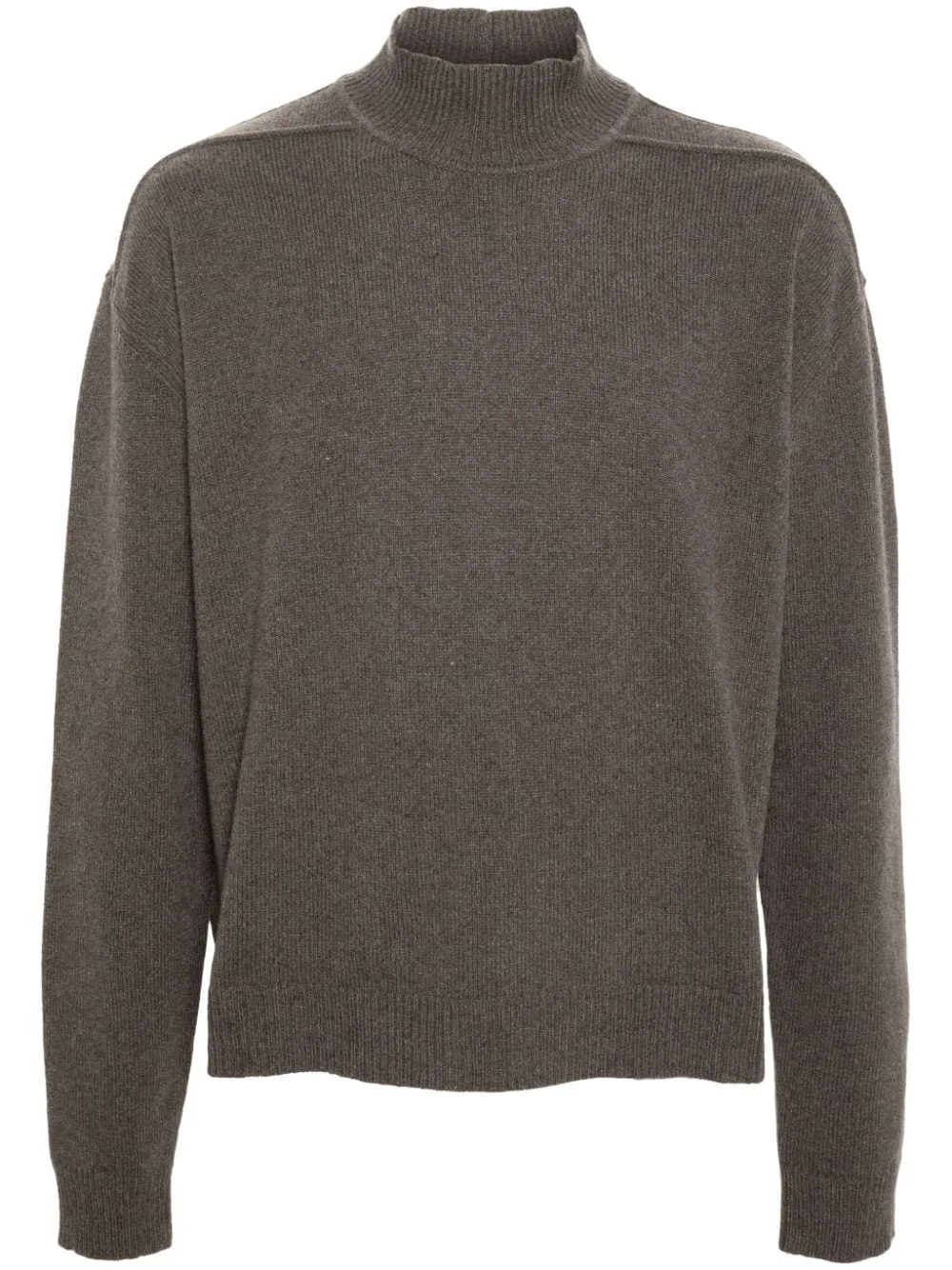 high-neck brushed jumper - 1