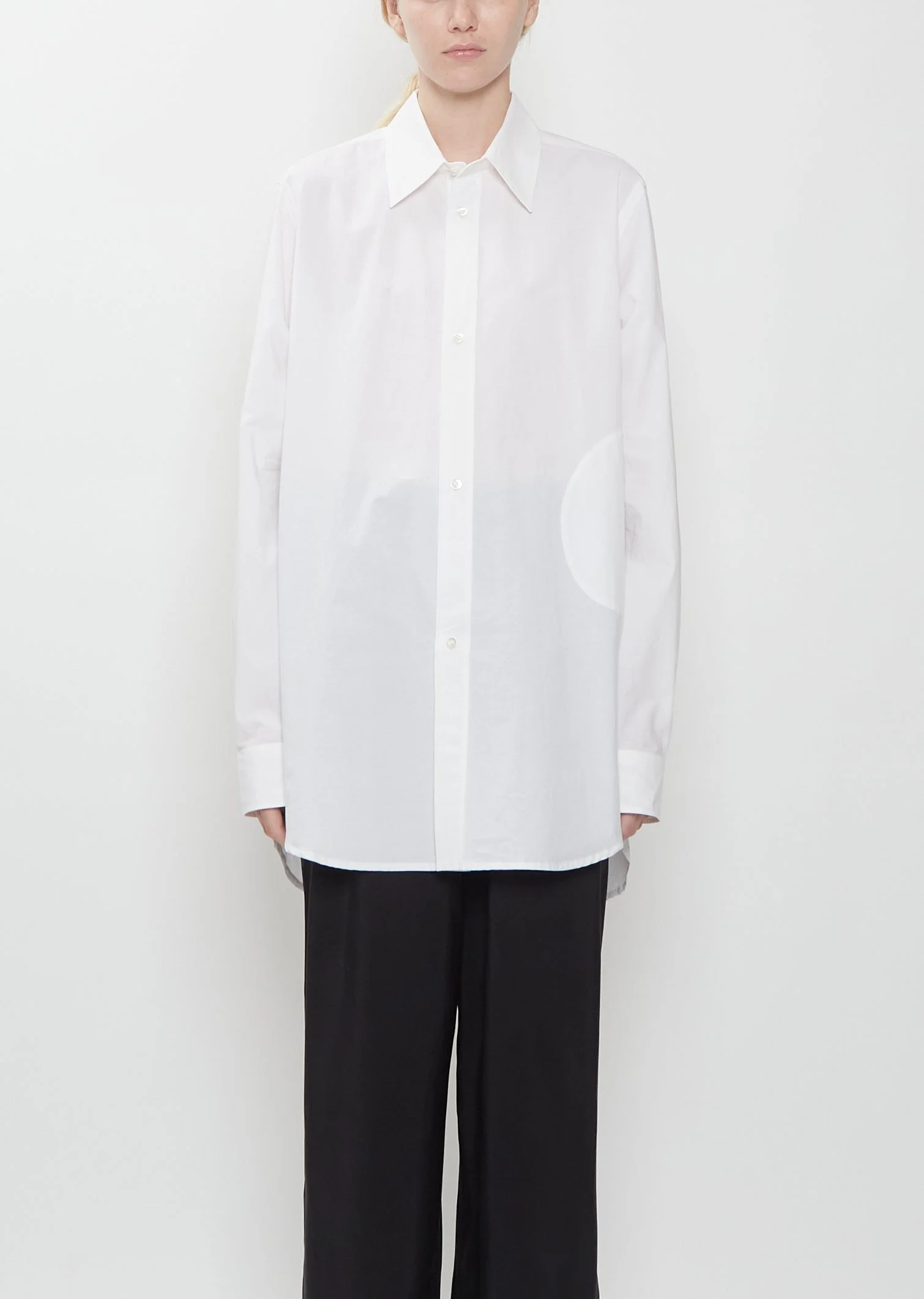 Breg Cotton Voile Shirt — White - 1