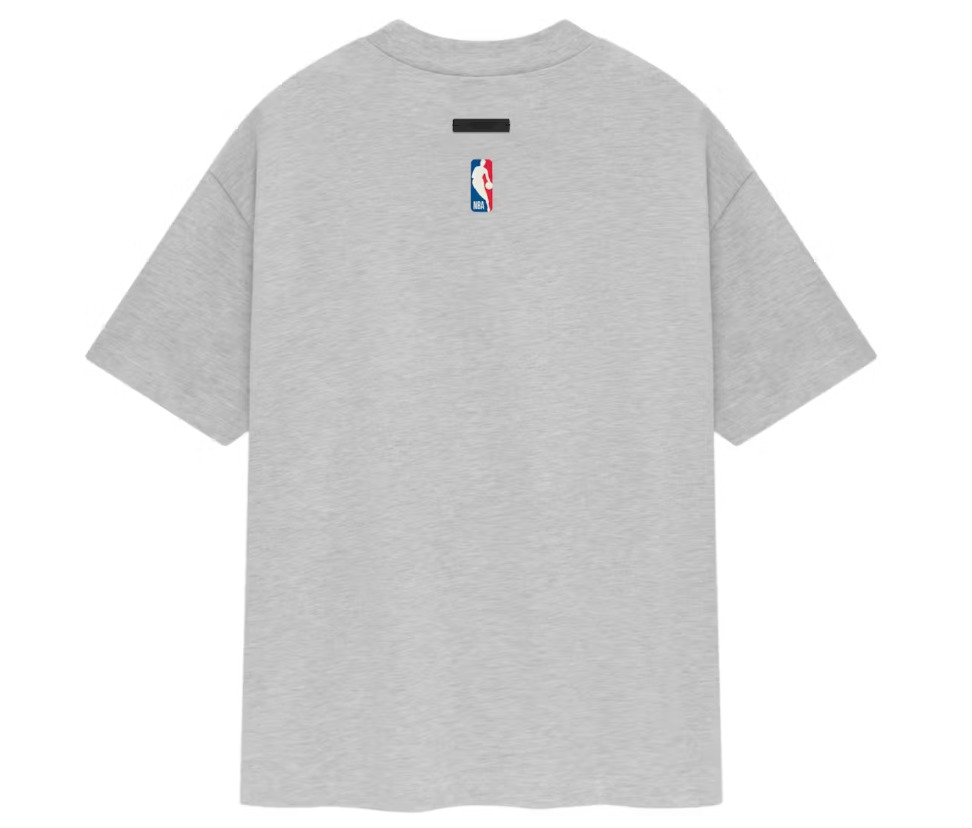 Fear of God Essentials x NBA Hawks T-shirt 'Light Heather Grey' 125AL244109F - 2