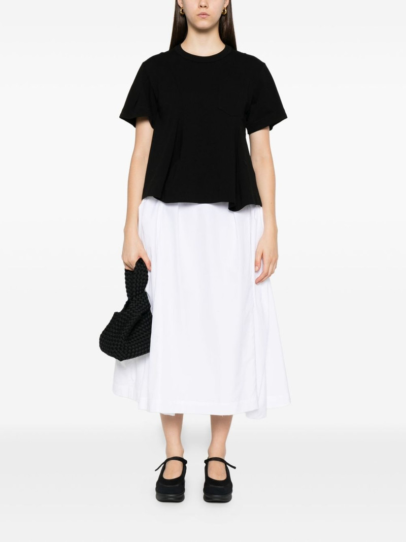 sacai ruffled T-shirt outlook