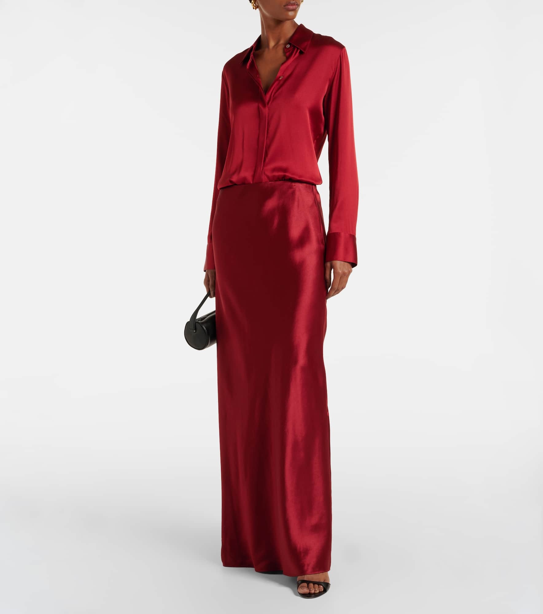 Satin maxi skirt - 2