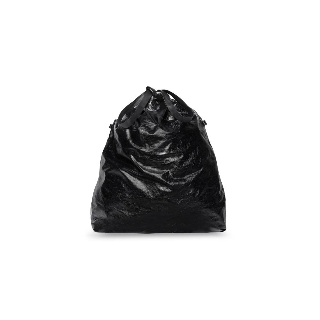 BALENCIAGA trash bag large pouch REVERSIBLE