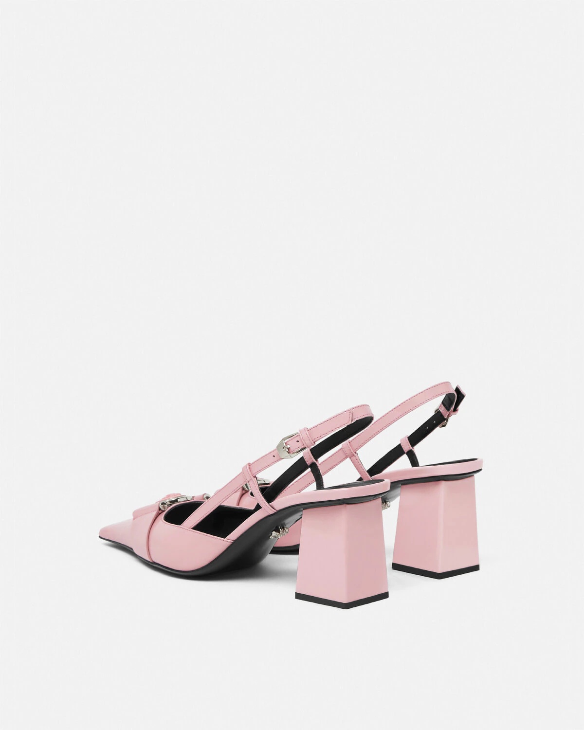 Medusa Buckle Patent Slingback Pumps 70 mm - 4