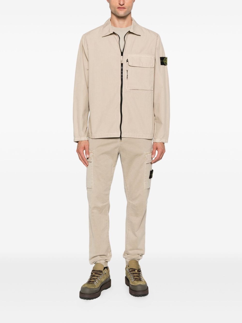 cargo patch-pocket trousers - 2