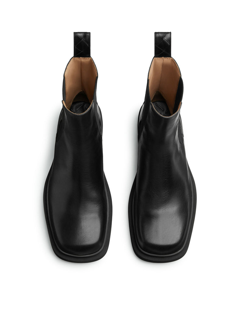 Bottega Veneta Men Ben Leather Chelsea Boots - 4