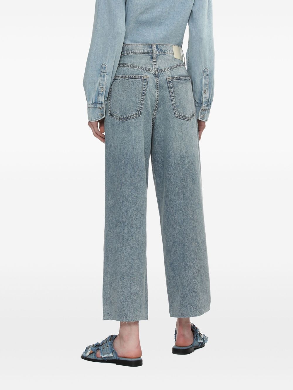 wide-leg jeans - 4