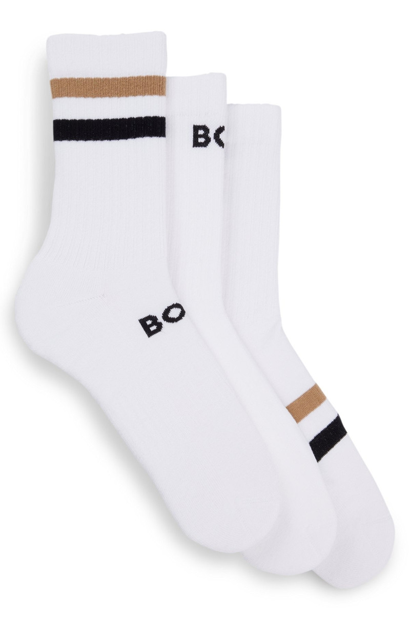 THREE-PACK OF SHORT SOCKS WITH STRIPES 1