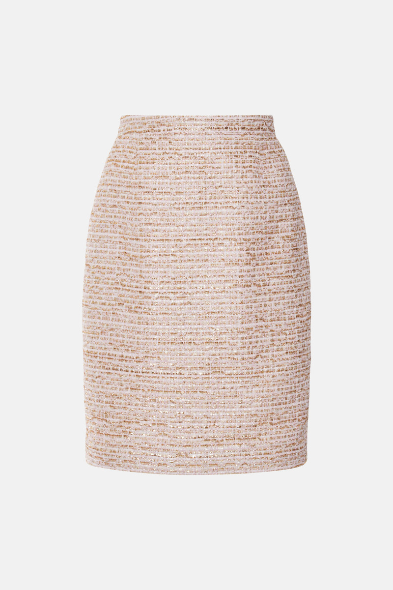 LUREX TWEED SKIRT - 1