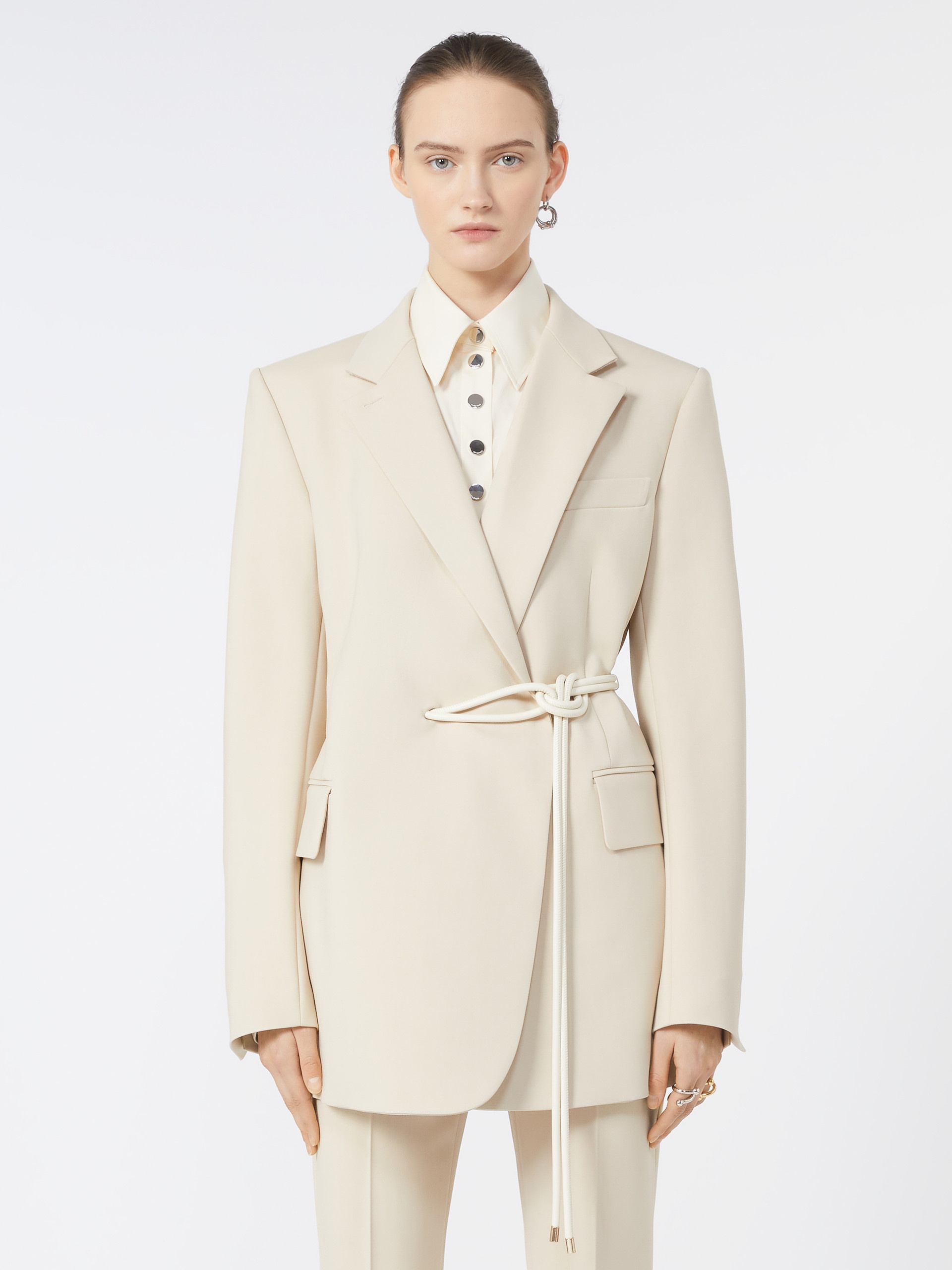GLASSA Belted blazer - 3