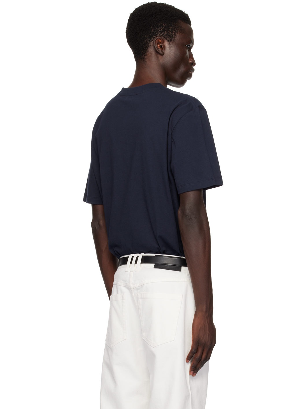 Navy 'Pierre Balmain' T-Shirt - 3
