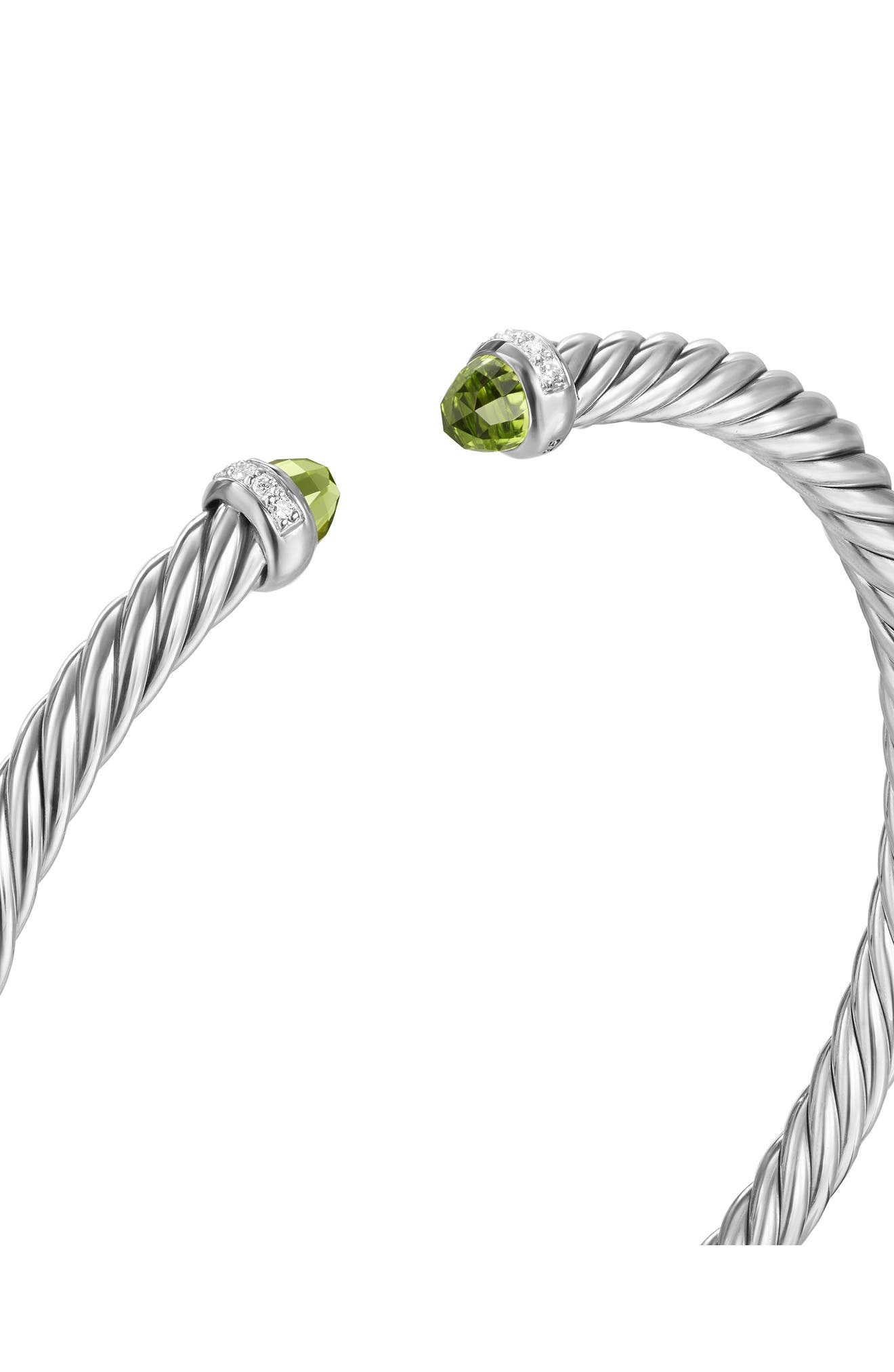 David Yurman Classic Cablespira® Bracelet, 4mm in Peridot at Nordstrom - 6