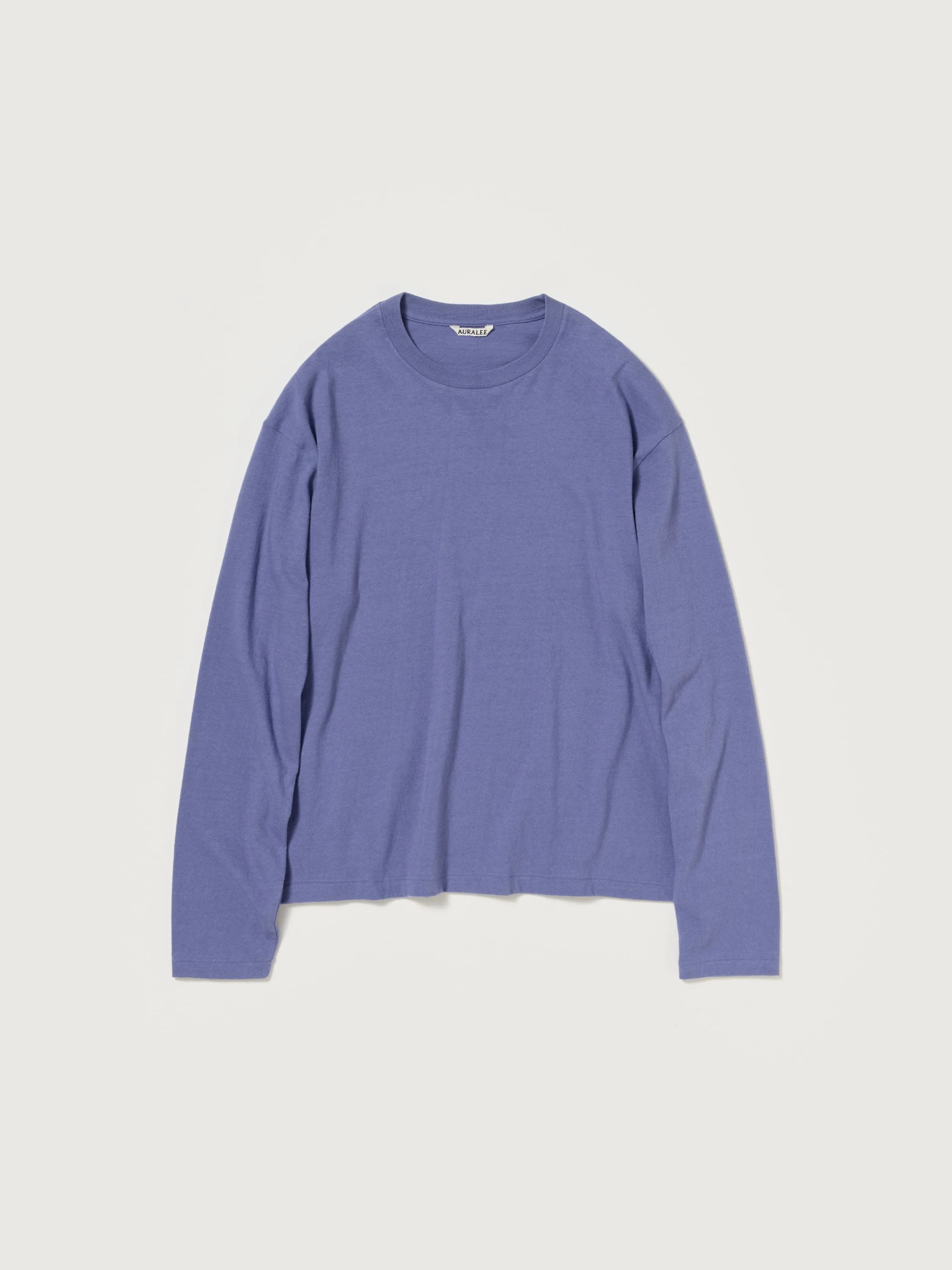 BRUSHED ORGANIC COTTON JERSEY L/S TEE - 1