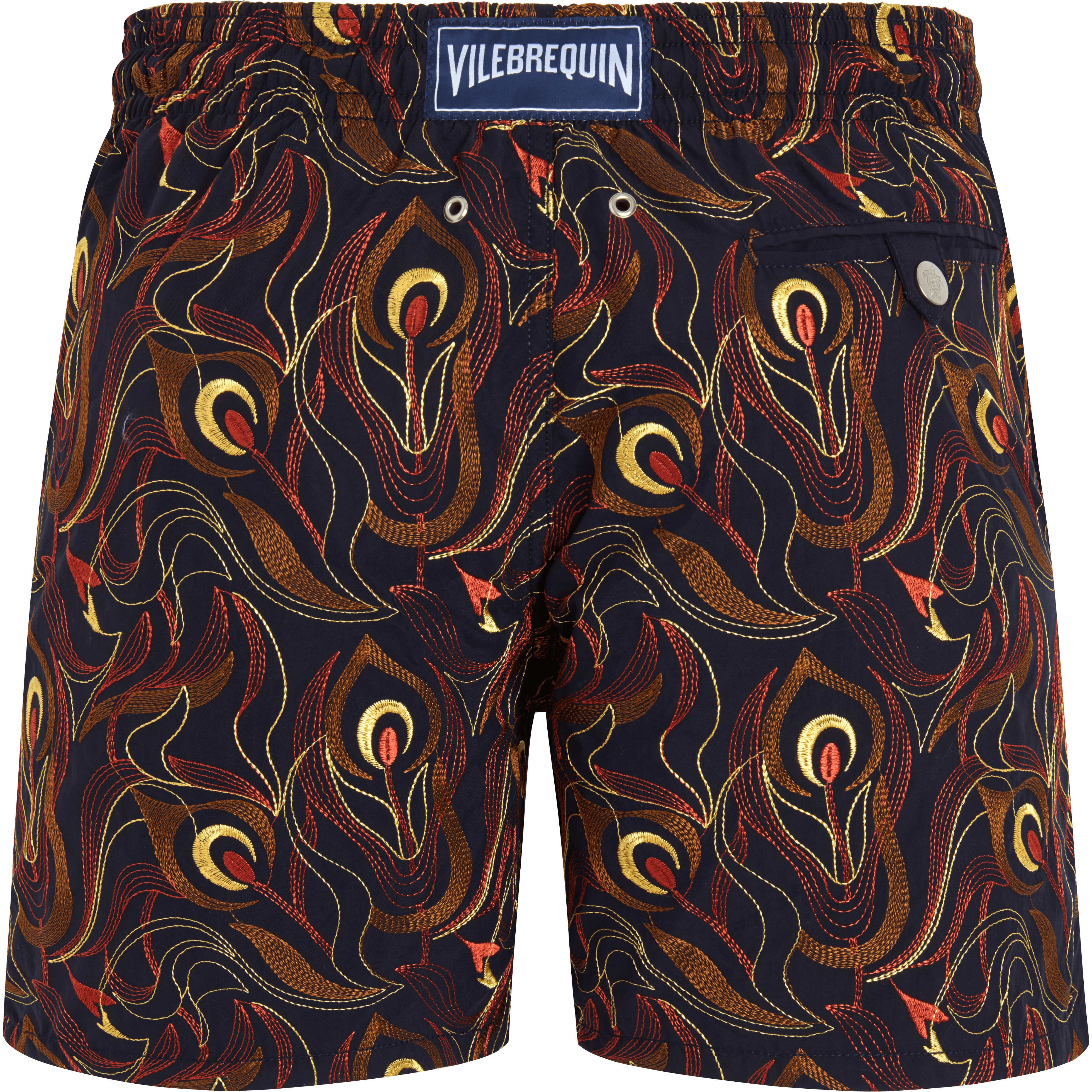 Men Swim Trunks Embroidered Camo Flowers - Limited Edition - 2