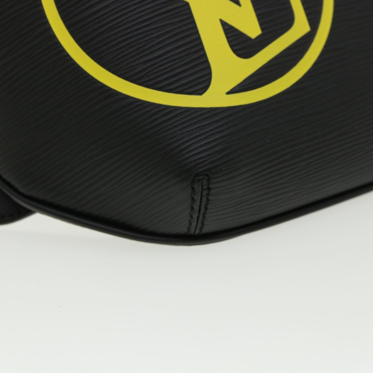 LOUIS VUITTON Epi LV Circle Bum Bag Waist Bag Black Yellow M55131 - 8