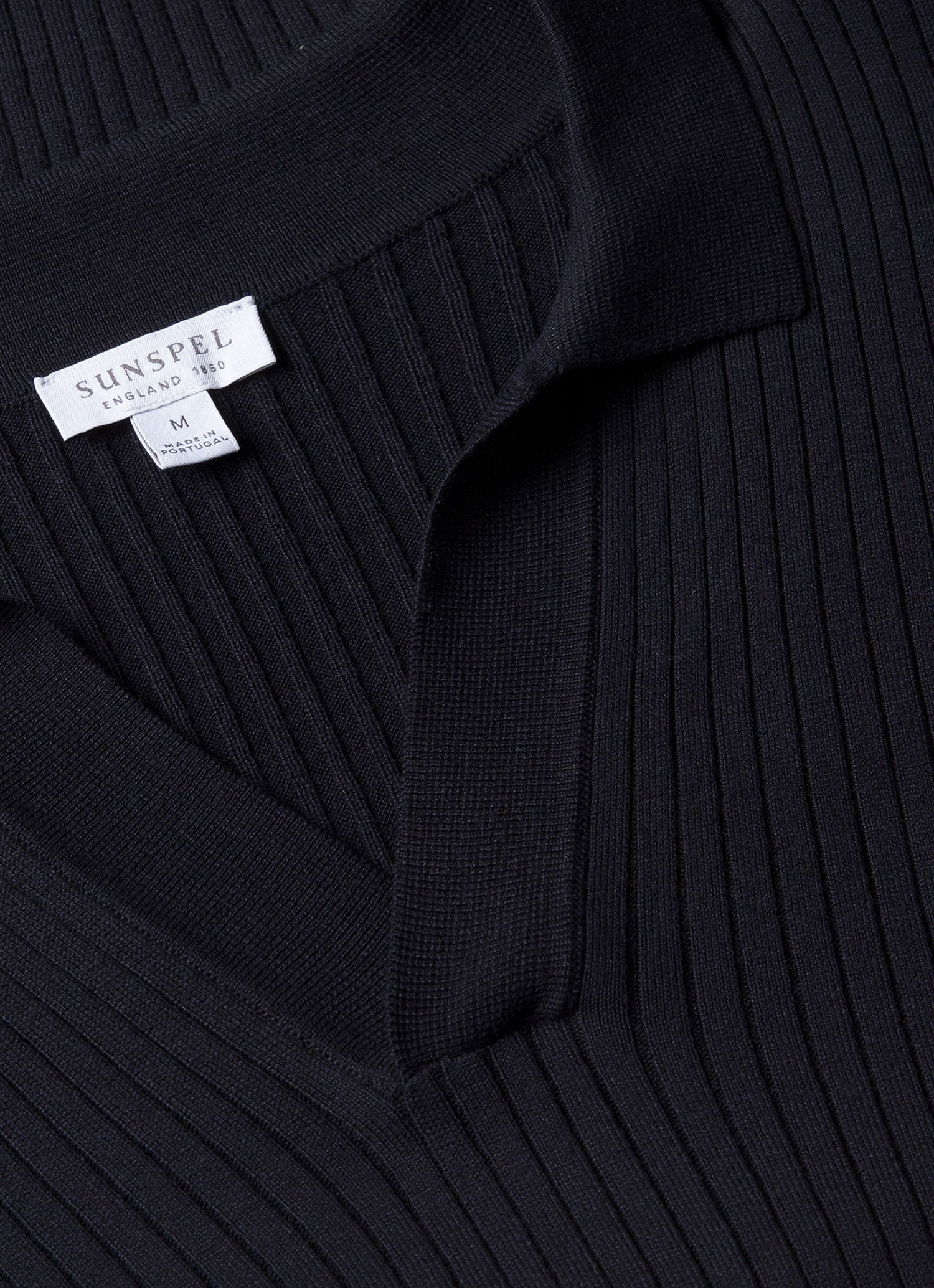 Fine Rib Silk Cotton Polo Shirt - 4