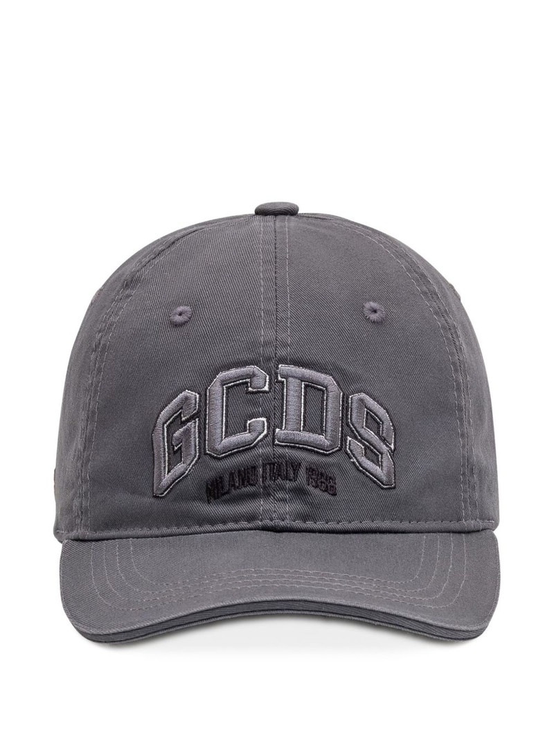 logo-embroidered cap 1