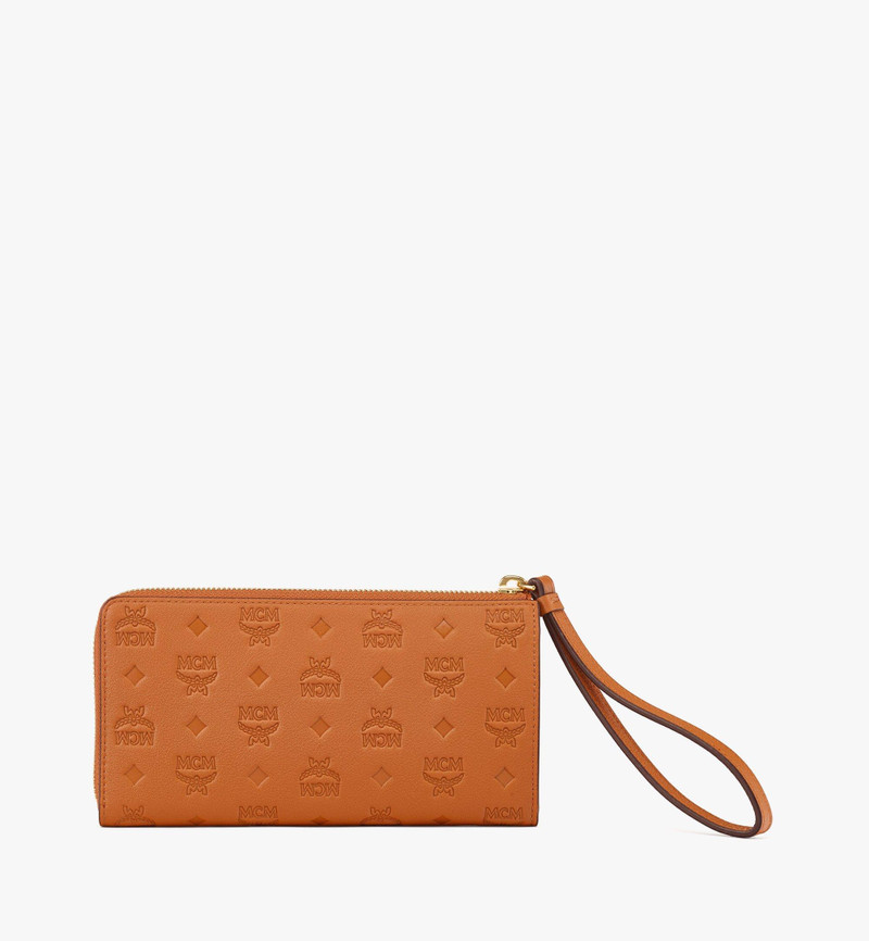 Aren Zip Around Wallet in Monogram Leather 3