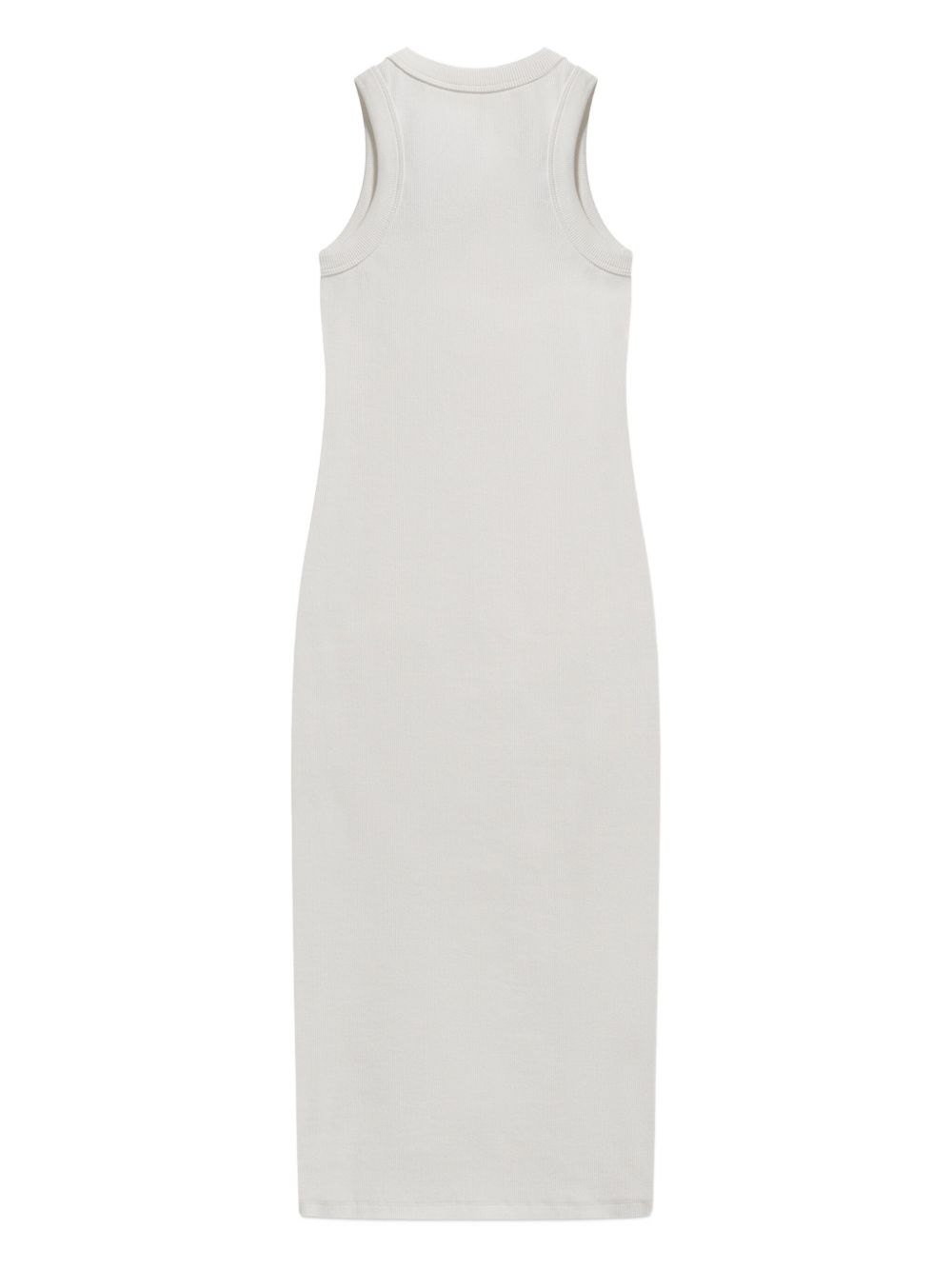crystal-embellished ribbed knit dress - 5