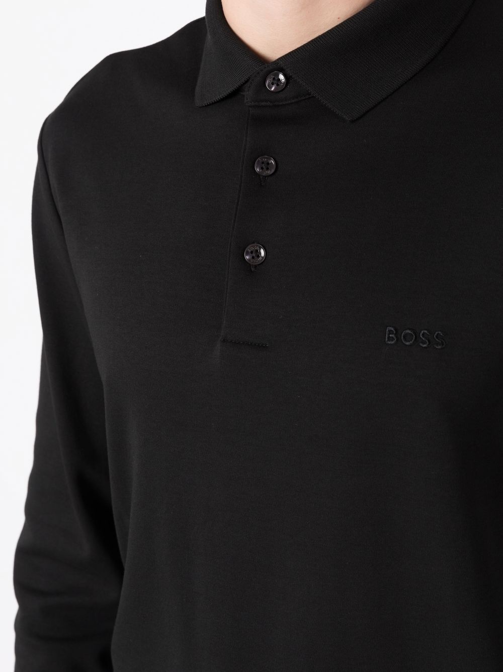 long-sleeved polo shirt - 5